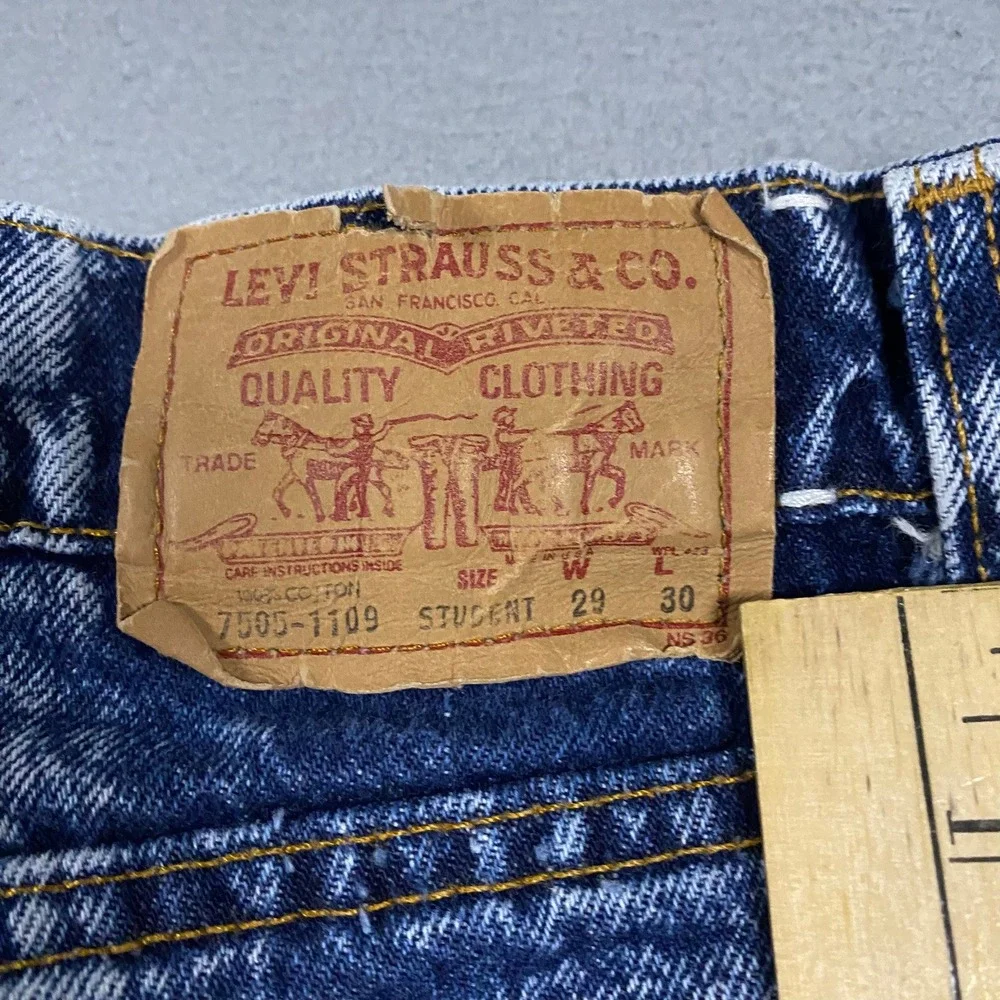 Vintage Levis Acid Wash Cuttoff Denim Shorts Made in USA Mens‎ 29